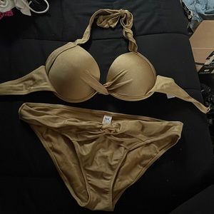 Golden bikini
